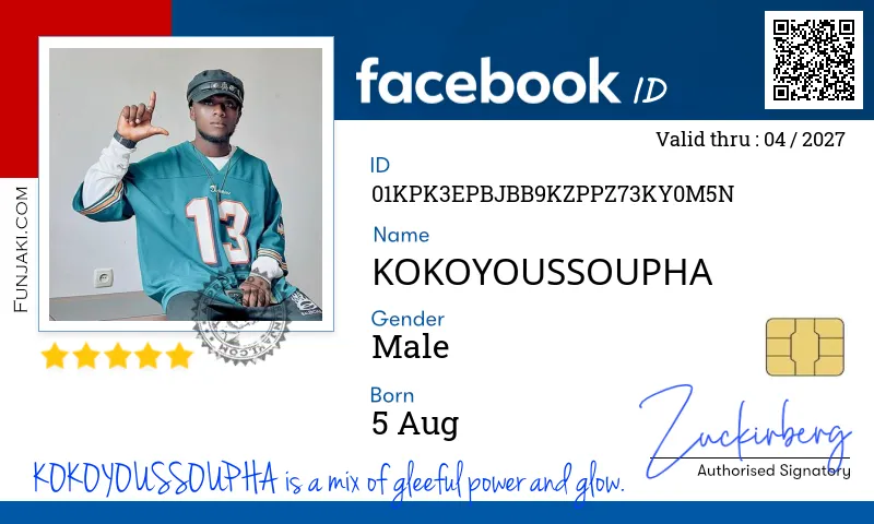 Facebook ID Card