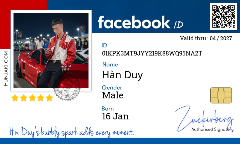 Facebook ID Card