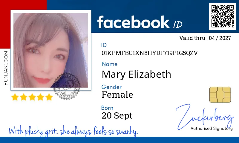 Facebook ID Card