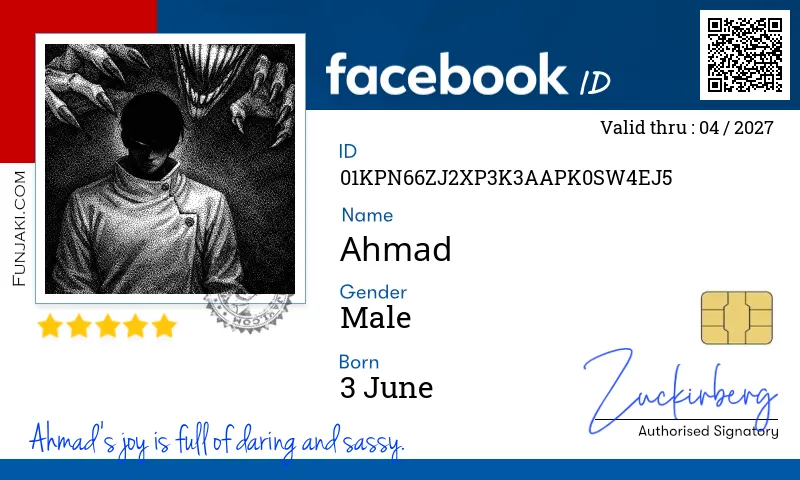 Facebook ID Card