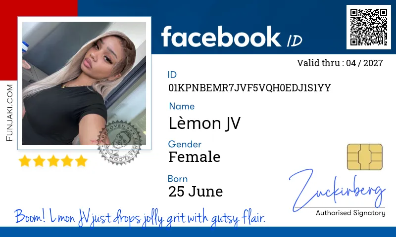 Facebook ID Card