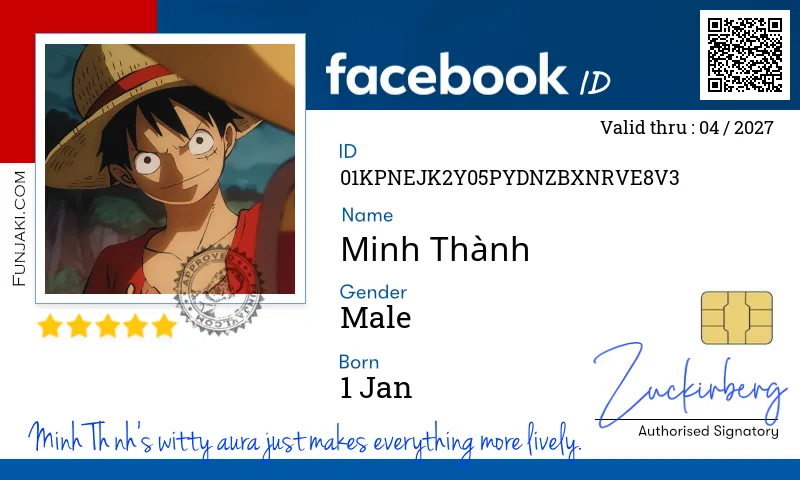 Facebook ID Card