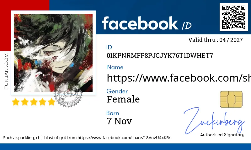 Facebook ID Card