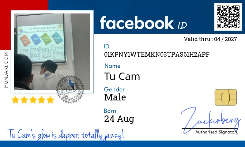 Facebook ID Card
