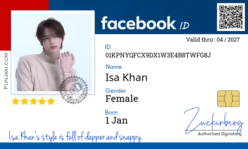 Facebook ID Card