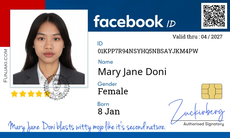 Facebook ID Card