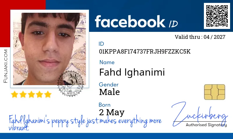 Facebook ID Card