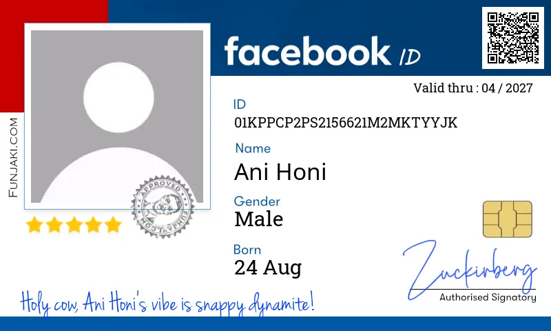 Facebook ID Card