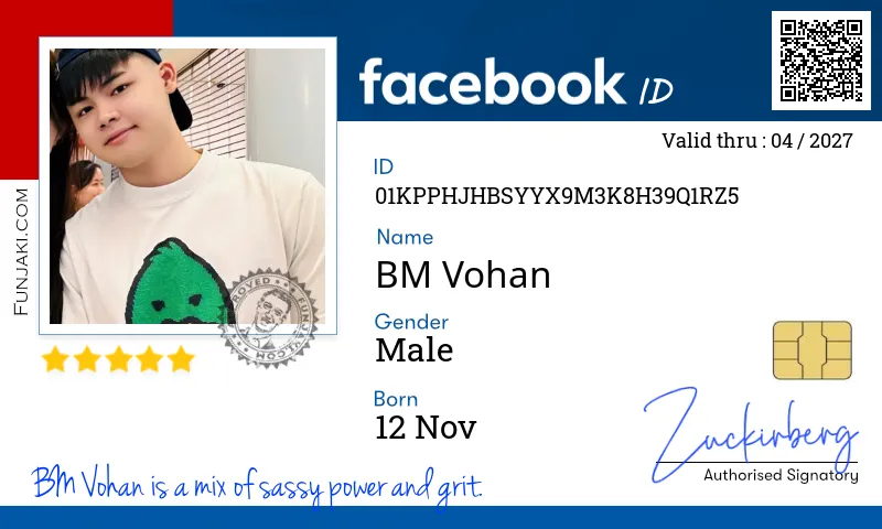 Facebook ID Card