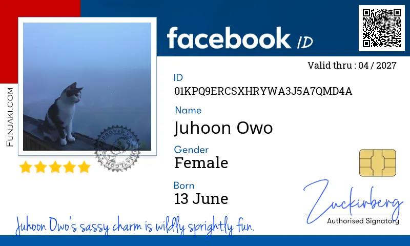 Facebook ID Card