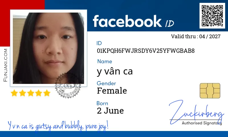 Facebook ID Card