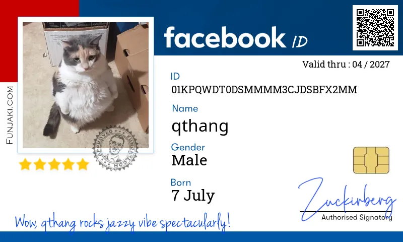 Facebook ID Card