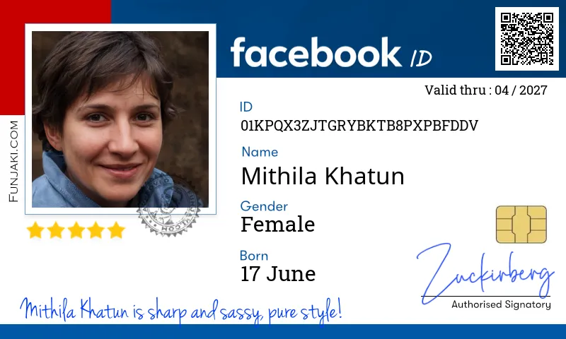 Facebook ID Card