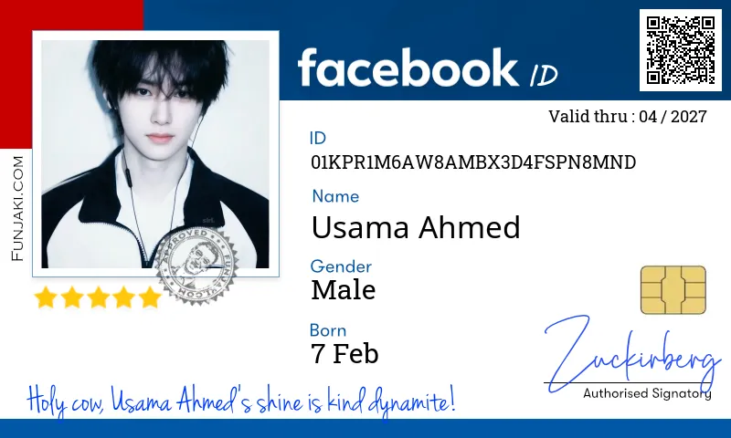 Facebook ID Card