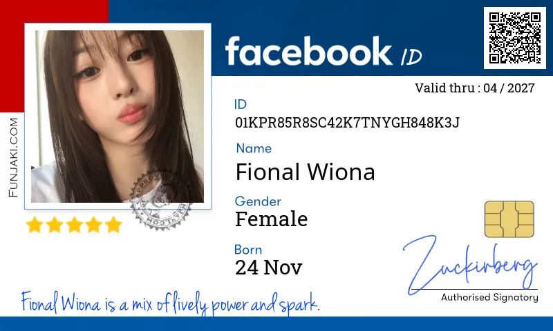 Facebook ID Card