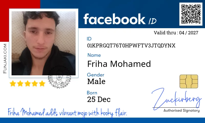 Facebook ID Card