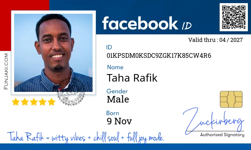 Facebook ID Card