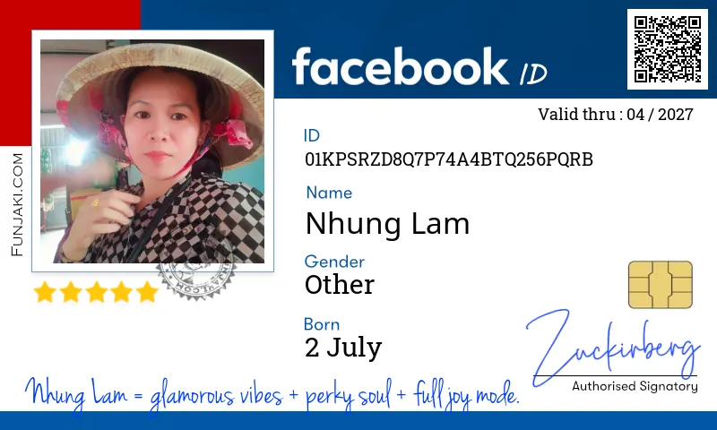 Facebook ID Card