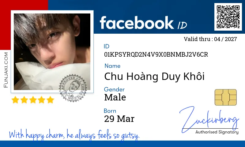 Facebook ID Card