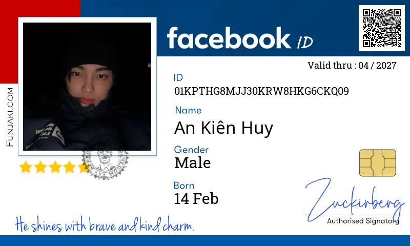 Facebook ID Card