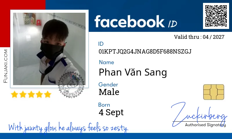Facebook ID Card