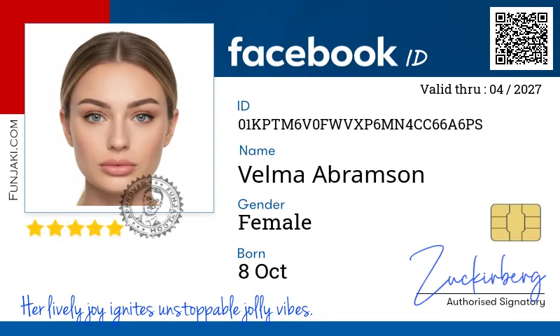 Facebook ID Card