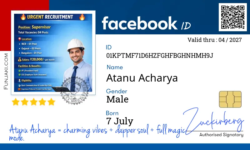 Facebook ID Card
