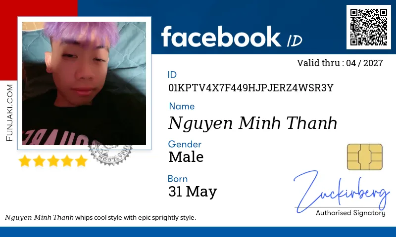 Facebook ID Card