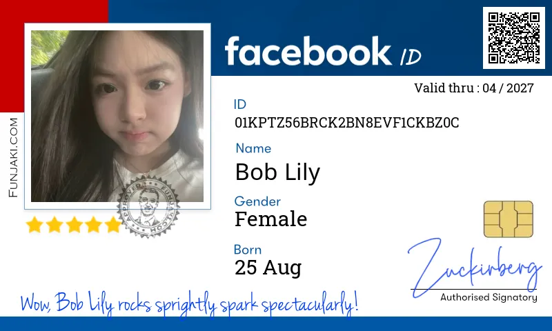 Facebook ID Card