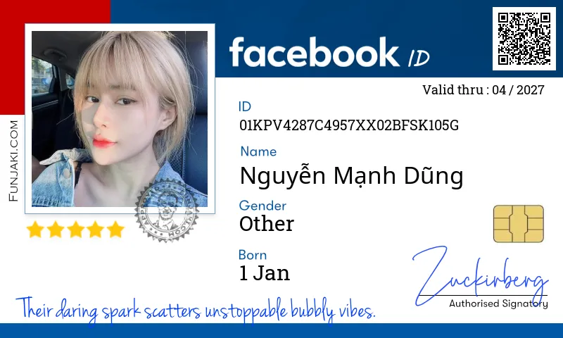 Facebook ID Card
