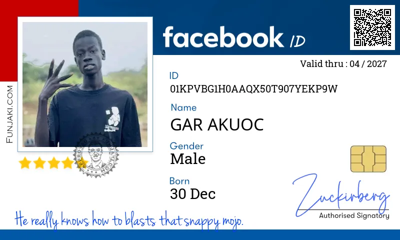 Facebook ID Card