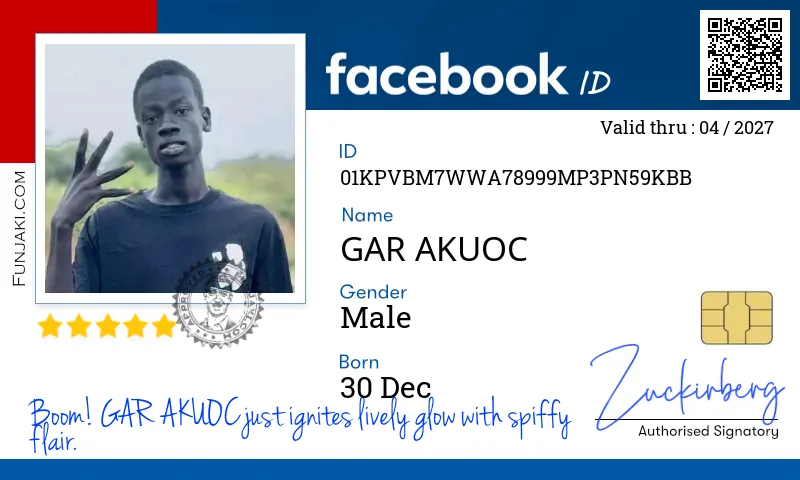 Facebook ID Card