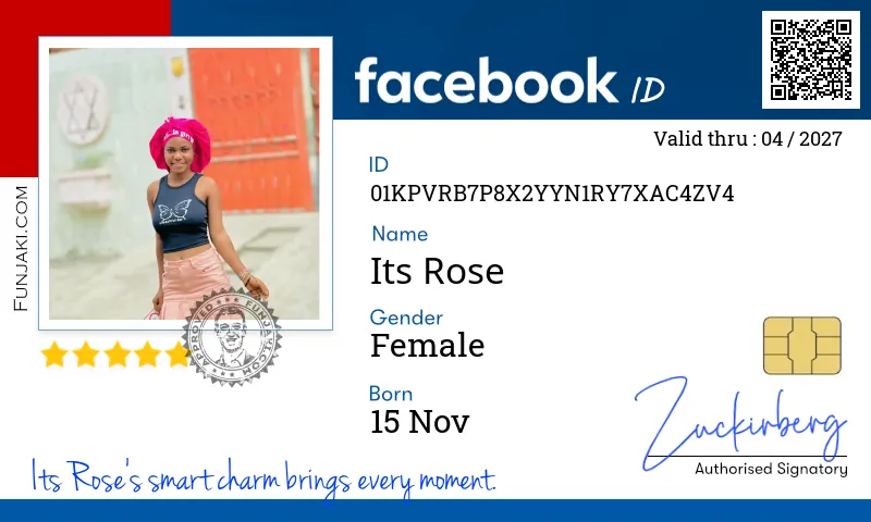 Facebook ID Card