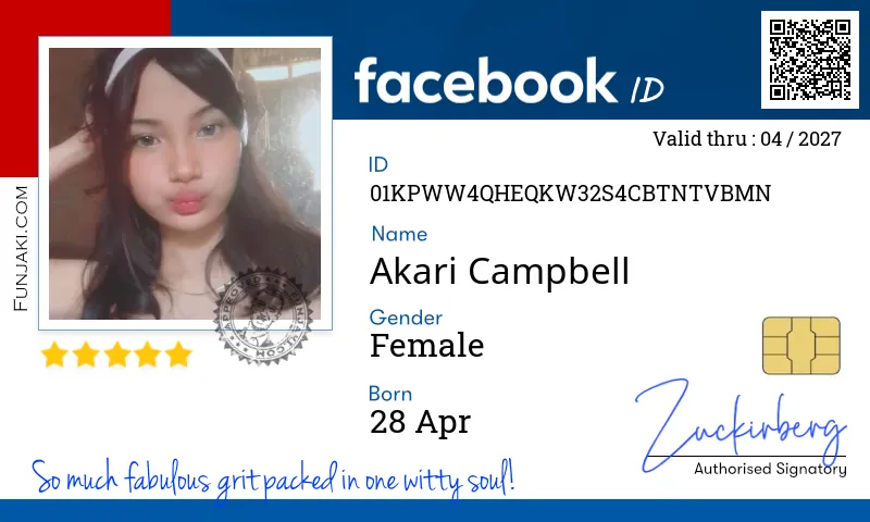 Facebook ID Card