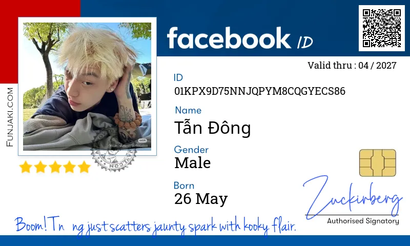 Facebook ID Card