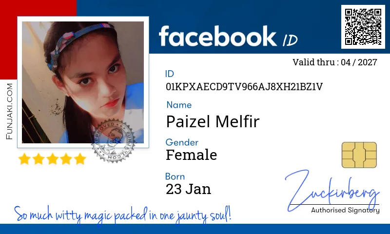 Facebook ID Card