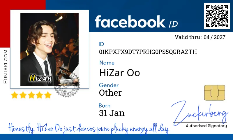 Facebook ID Card
