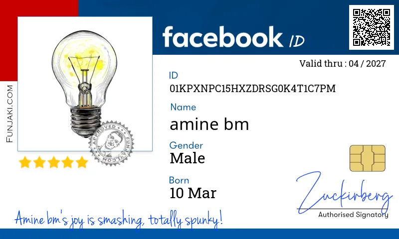 Facebook ID Card
