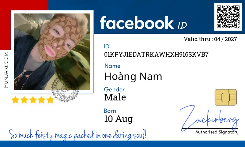 Facebook ID Card