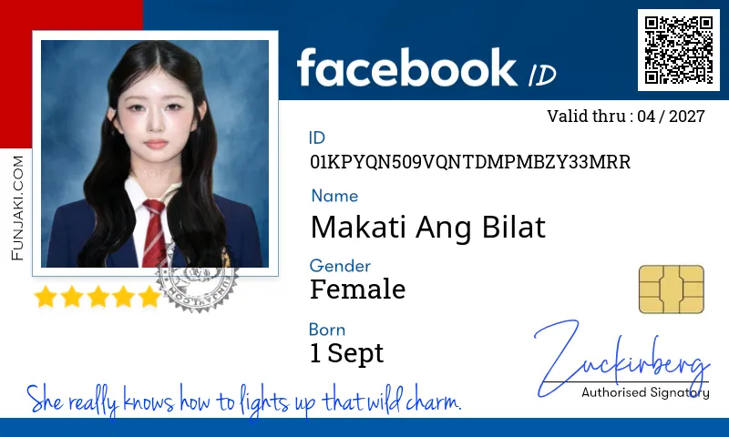 Facebook ID Card