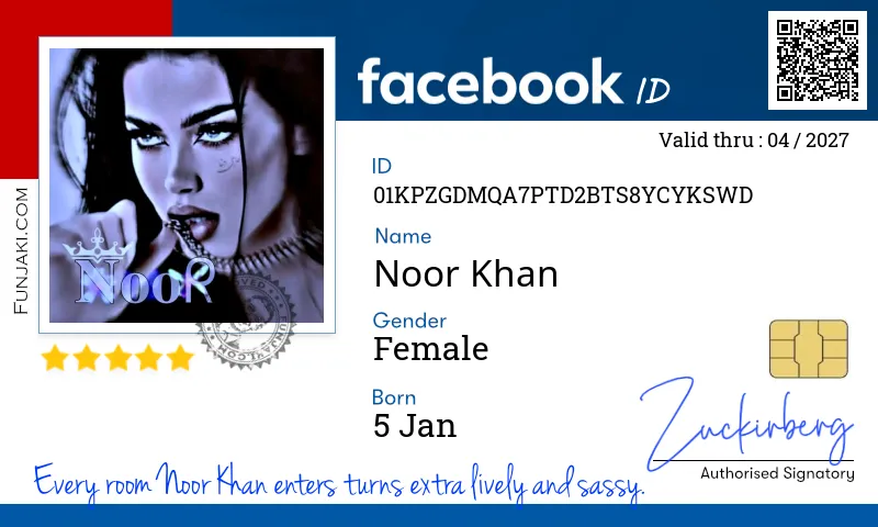 Facebook ID Card