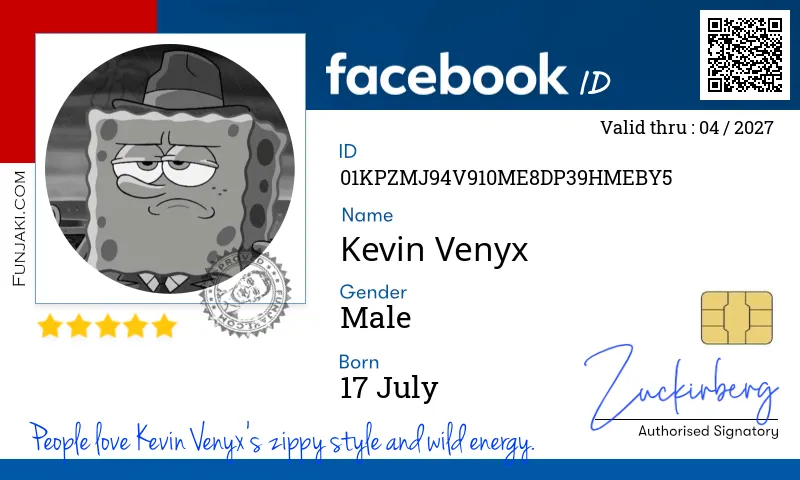 Facebook ID Card