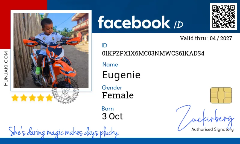 Facebook ID Card