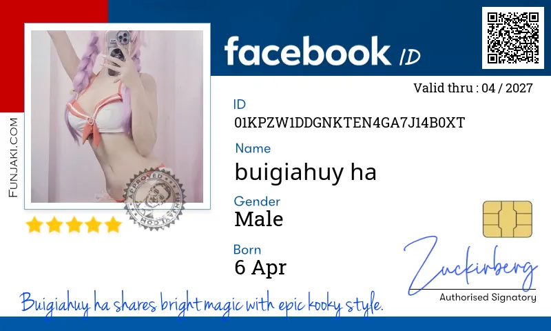 Facebook ID Card