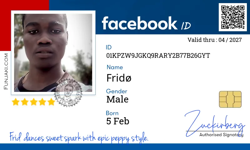 Facebook ID Card