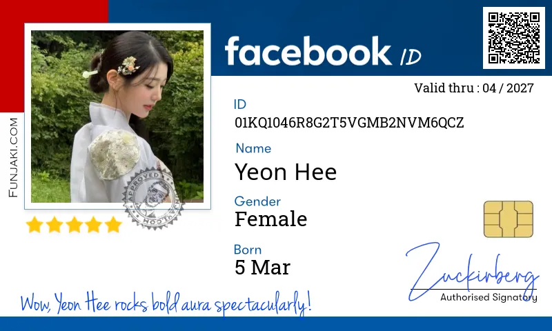 Facebook ID Card