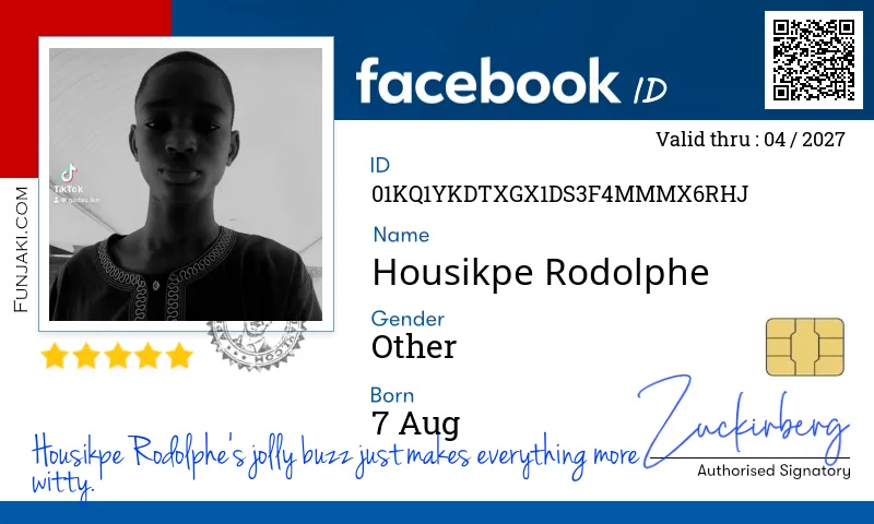 Facebook ID Card