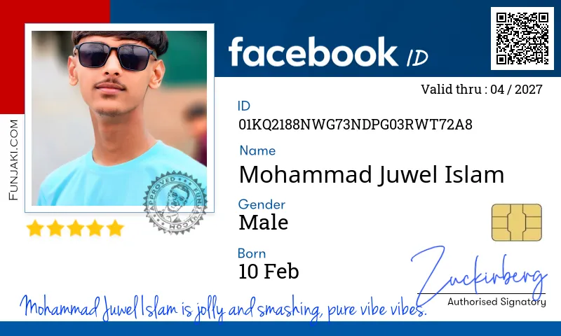 Facebook ID Card