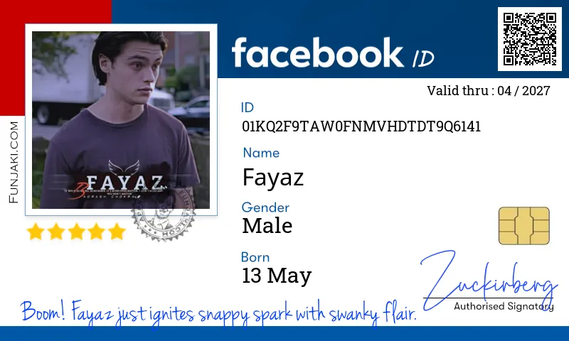 Facebook ID Card