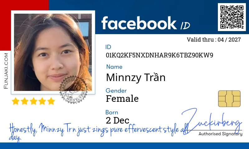Facebook ID Card